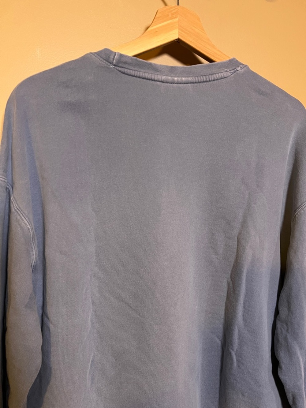 Comfort Colors Distressed Blue Sweatshirt with Red Lobster Print Oversized Fit - Picture 7 of 16